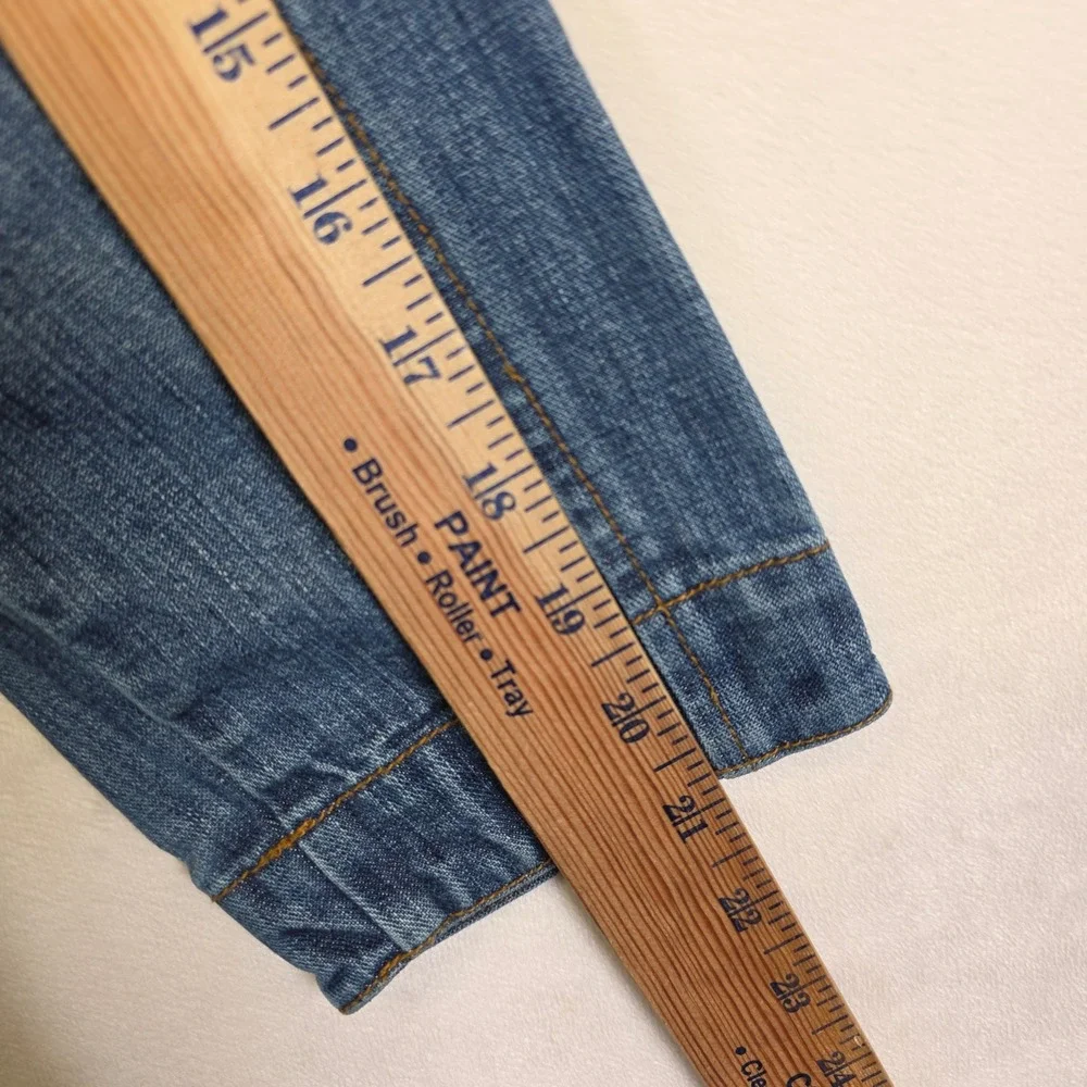 GAP‎ Denim Jacket Girls XL 12 Blue Y2K Preppy Classic School Minimalist Academia